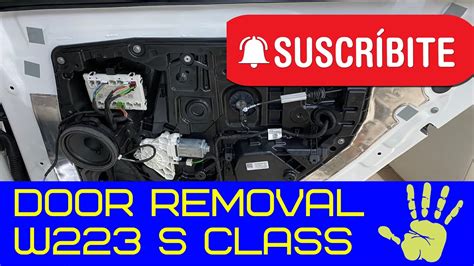 How To Remove Door Panel Door On Mercedes W223 YouTube