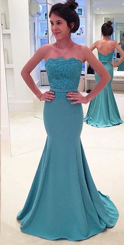 Strapless Mermaid Evening Dress With Beltelegant Dress For Evening