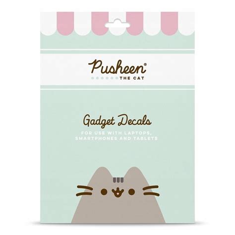 NAKLEJKI NA SMARTFON LAPTOP PUSHEEN 16 SZTUK Kot Kotek PUSZIN