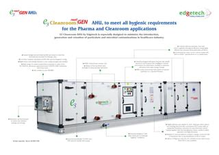 Clean Room Air Handling Units By Edgetech Pdf