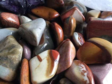 Tumbled Polychrome Jasper Chakra Reiki Crystal Grid Pagan - Etsy