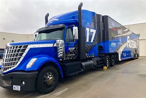 International Lonestar Hauler NASCAR Transporter Ford Racing Roush