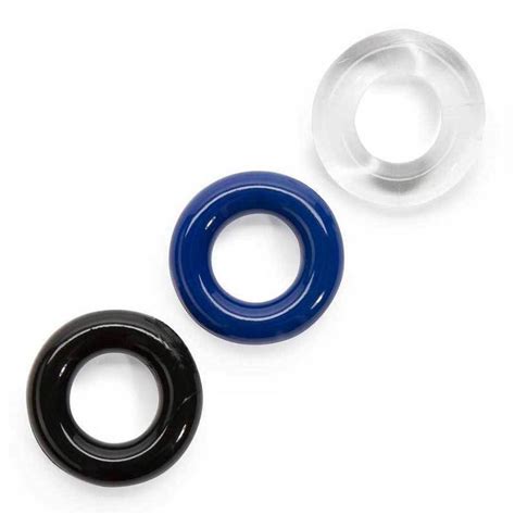 Cock Ring Stay Hard Penis Enhancer Pack Erectile Dysfunction Sex Toy