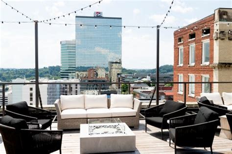 Hyatt rooftop bar on Gay Street offers stunning Knoxville views