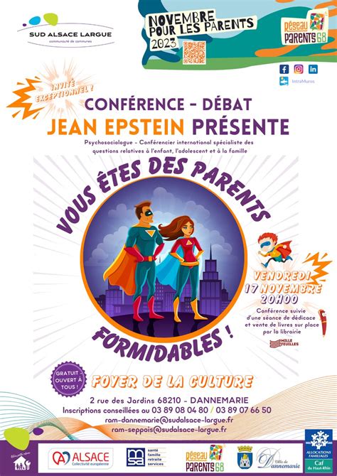 Vous êtes des parents formidables Conférence de Jean EPSTEIN