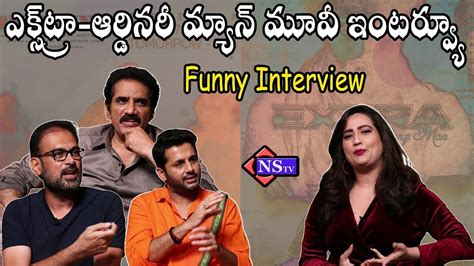 Hilarious Interview With Team Extra Ordinary Man Nithiin Sreeleela