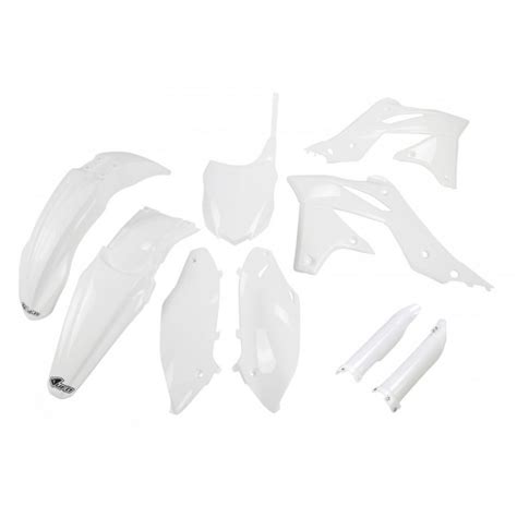 FULL KIT PLÁSTICO UFO KAWASAKI KXF 250 13 16 BLANCO