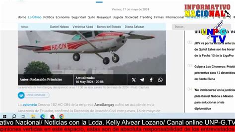 Informativo Nacional Otra Avioneta Sufri Accidente En Amazon A De