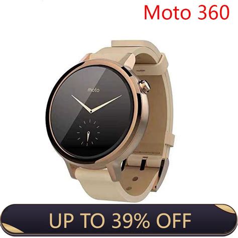 Motorola Smartwatch 2nd Generation Moto 360 2 Smart Watch Men International Version Waterproof