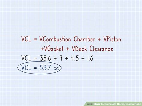 How to Calculate Compression Ratio: 9 Steps (with Pictures)