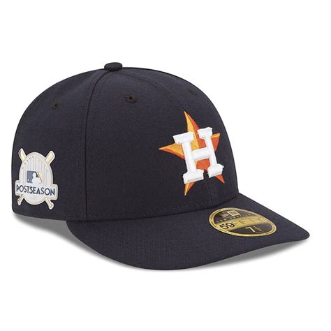 New Era Houston Astros Navy 2017 Postseason Side Patch Low Profile