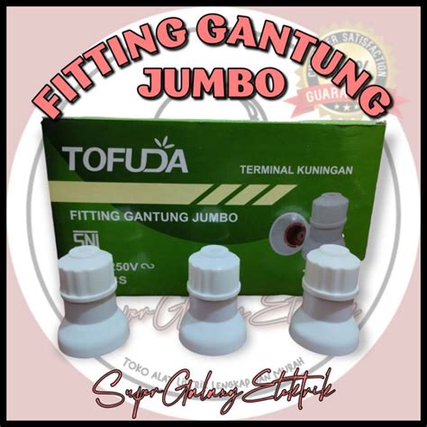 Jual Fitting Gantung Jumbo Fiting Gantung Warna Putih Shopee Indonesia