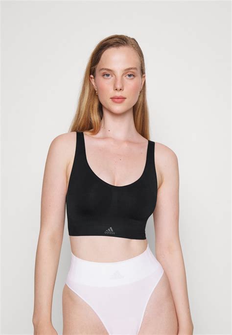 Adidas Sport Naked Seamless Removable Cookies Bustier Black Forged