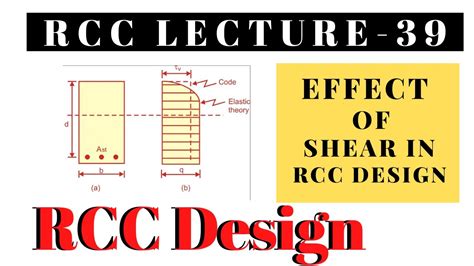 Effect On Shear In Rcc Lecture 39 Reinforced Cement Concrete I