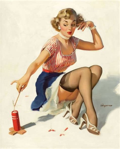 Gil Elvgren Pin Up Art Ii Best Of Gil Pin Up Girl Photo Etsy