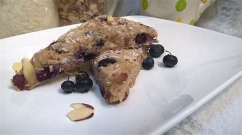 Coconut Almond Blueberry Scones Vegan And Gluten Free Sweetgreenkitchen