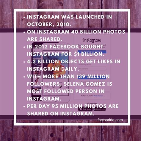 Instagram Facts Instagram Facts Get Likes Big Photo Selena Gomez Product Launch App Person