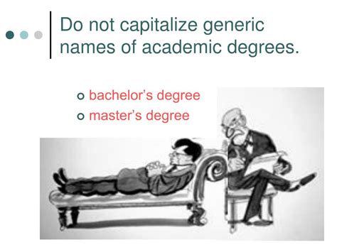 PPT - Capitalization of Academic Classifications, Courses, and Degrees ... 