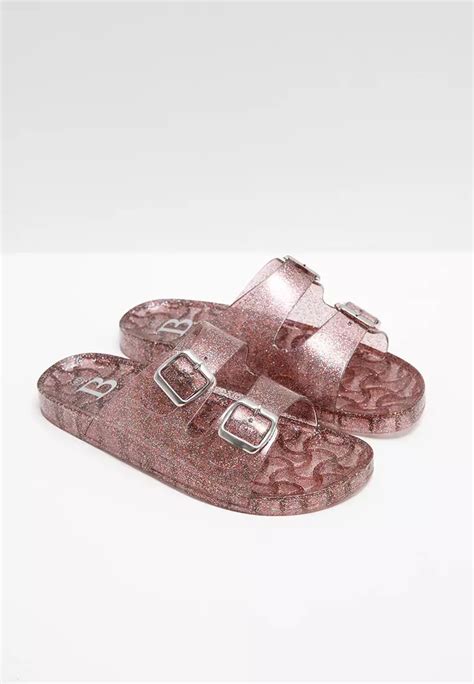 Jual Berrybenka Label Sofia Melda Jelly Sandal Pink Original