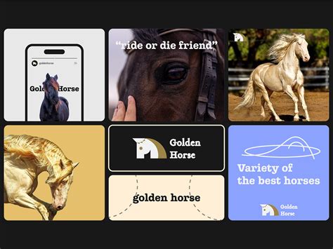 Golden horse 🐴 by NAORAM SEA on Dribbble