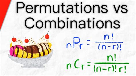 Difference Between Permutations And Combinations Discrete Math Exercises Youtube