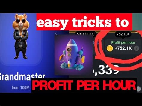 Tricks To Increase Profit Per Hour Easily In Hamster Combat Hamster