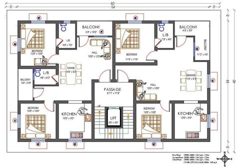 60 Alluring 2 Bhk House Plan Autocad File Trend Of The Year