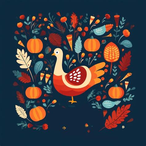 Premium Ai Image Thanksgiving Day Background Illustration Ai Generativexa