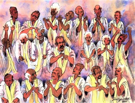 African American Church Choir Art