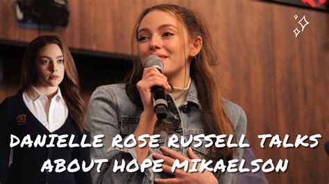 Danielle Rose Russell Talks About Hope Mikaelson And The Cast Of