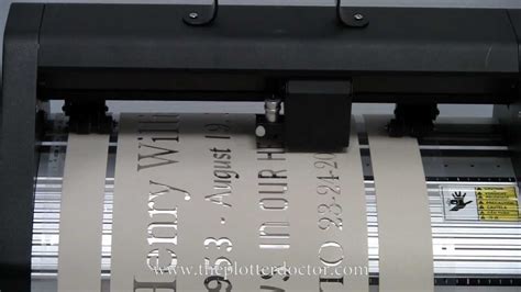 Portable Plotter Sandblast Stencil Rubber Mask Cutter Youtube