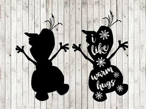 I Like Warm Hugs Olaf Svg Bundle Frozen Svg Olaf Svg Cutting Files