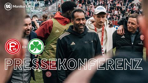 PRESSEKONFERENZ Fortuna Düsseldorf vs SpVgg Greuther Fürth 1 0