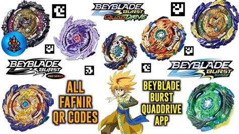 All Fafnir Qr Codes Of Beyblade Burst App All Fafnir Qr Code All Hasbro