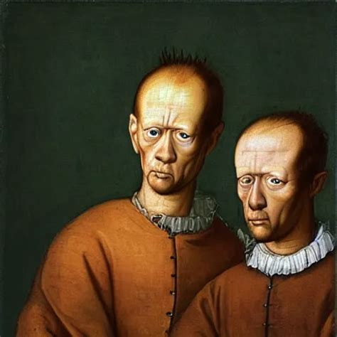 Portrait Of Beavis And Butthead In A Renaissance Stable Diffusion