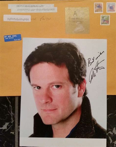 Colin Firth Autograph Celebrity Autograph Success