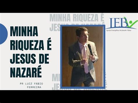 Culto ao vivo 01 04 2021 IEBV Minha riqueza é Jesus de Nazaré