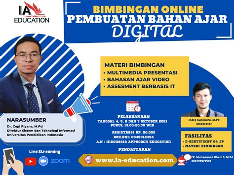 Bimbingan Online Pembuatan Bahan Ajar Digital Indonesia Approach