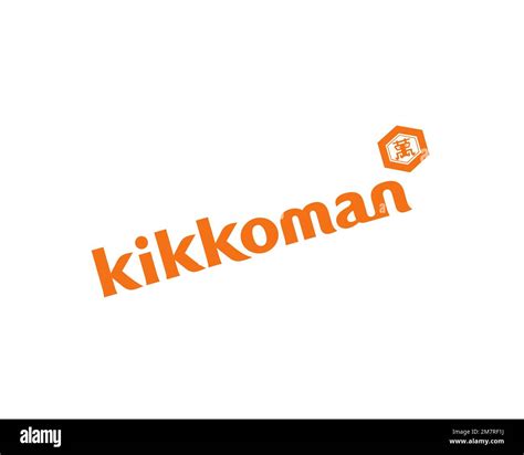 Kikkoman, rotated logo, white background Stock Photo - Alamy