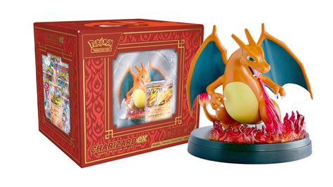 Une Super Premium Collection Dracaufeu Ex Avec Une Figurine Pour Le Jeu