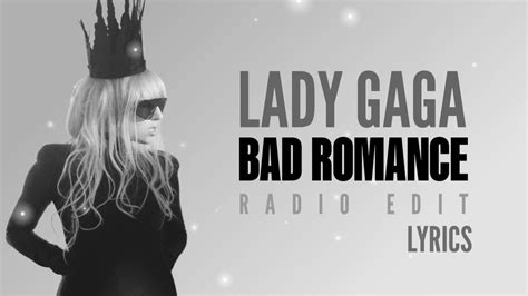 Lady Gaga Bad Romance Lyrics Letra Youtube