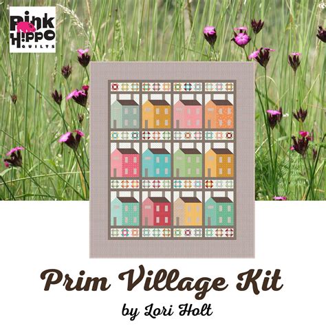 Lori Holt S Prim Village Quilt Kit 57 X 68 Riley Blake Designs Ktb16558