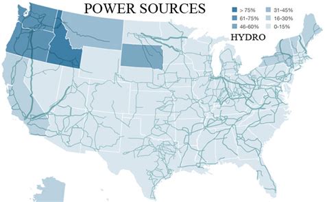 Power Plants In The United States Gas Coal Nuclear Hydro Wind