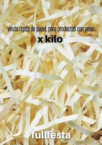 Viruta X Kilo De Papel Color Relleno Cajas Deco Protecci N En Venta En