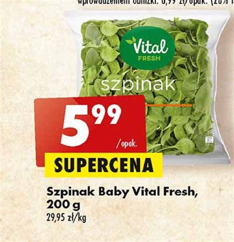 Szpinak Baby Vital Fresh Cena Promocje Opinie Sklep Blix Pl