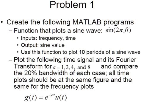 SOLVED Create The Following MATLAB Programs Function That Plots A