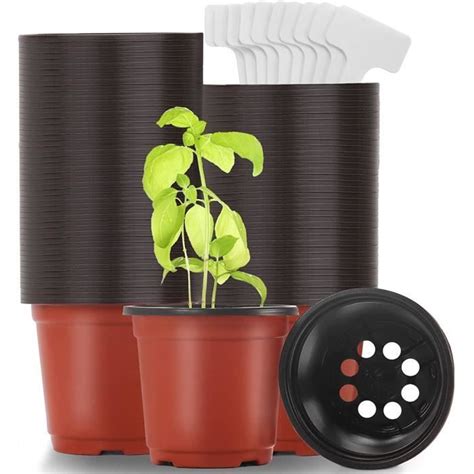 Pieces Plantes En Plastique Pot De Semis Cm Pots De P Pini Re