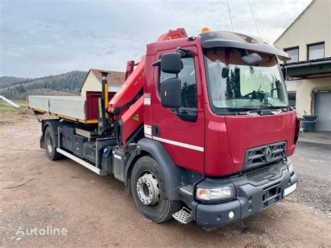 Renault D Crane Kran Palfinger Pk K Sld Dump Truck For Sale