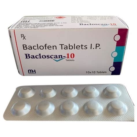 Baclofen Tablets At Best Price In India