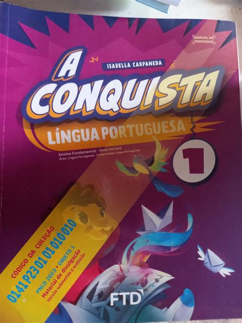 A Conquista Lingua Portuguesa 1 Isabella Carpaneda Livro Do Professor